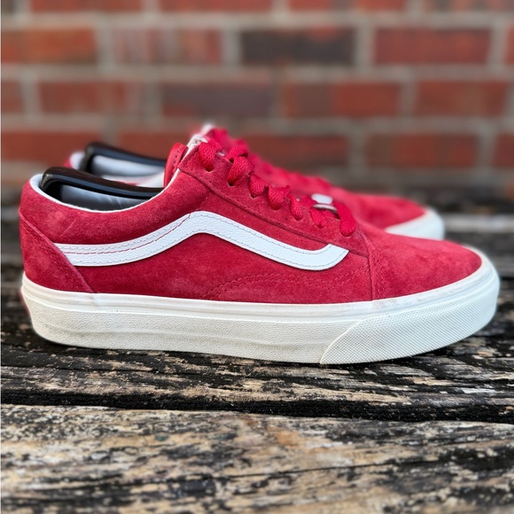 Vans Shoes - 2020 Vans Old Skool 'Pig Suede - Red Chili Pepper' Unisex Lace Up Sneakers M5
